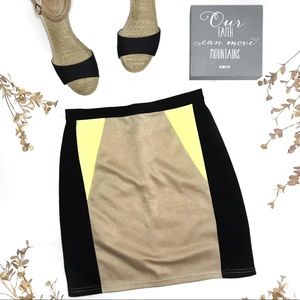 Oh My Julian Colorblock Mini Skirt